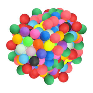 100 st 40mm Bordtennisbollar 40mm Färgade Pingisbollar för Familjespel