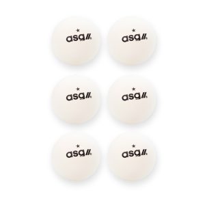 ASG Bordtennisbollar 6-pack vit