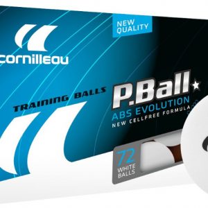 Bordtennisbollar Cornilleau ABS EVOLUTION White 72-pack