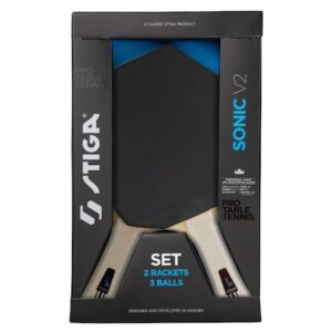 Bordtennisset/Pingisset Cybershape Sonic V2 Set med Racket och Bollar STIGA
