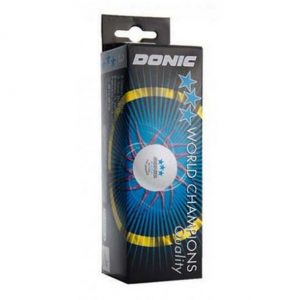 DONIC Boll Donic Xxx 3-P (Vit) Ny Boll/Plastboll, Bordtennisbollar