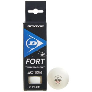 Dunlop 40+ Fort 3-Pack, Bordtennisbollar