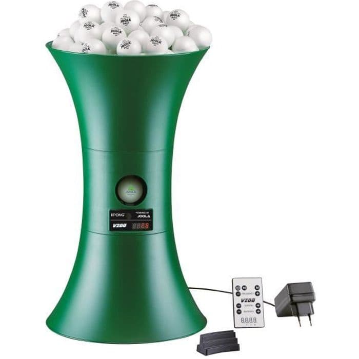 JOOLA iPONG V200 bordtennisrobot - stöter ut backspin och topspin bollar - upp till 70 bollar/min