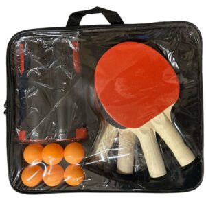 Pingisset - nät, 4st rackets och 6 bollar