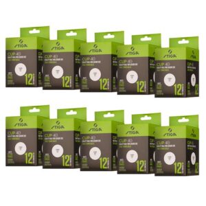 STIGA Bordtennisboll Cup vit 120/fp