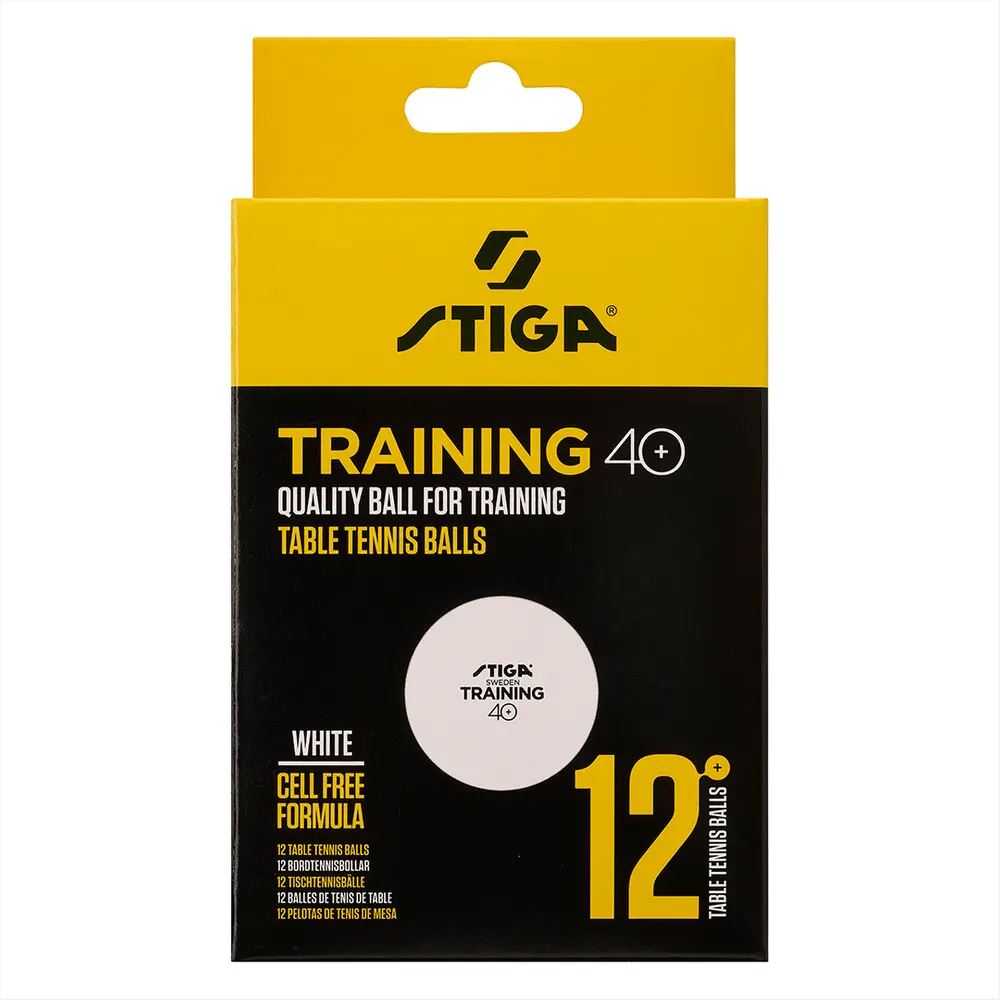 STIGA Pingis Ball Training ABS 12-P, Bordtennisbollar