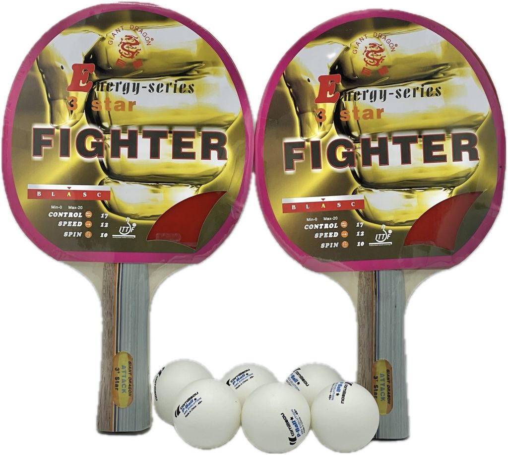Spelbord Startpack Bordtennis - 2 racketar + 6 bollar
