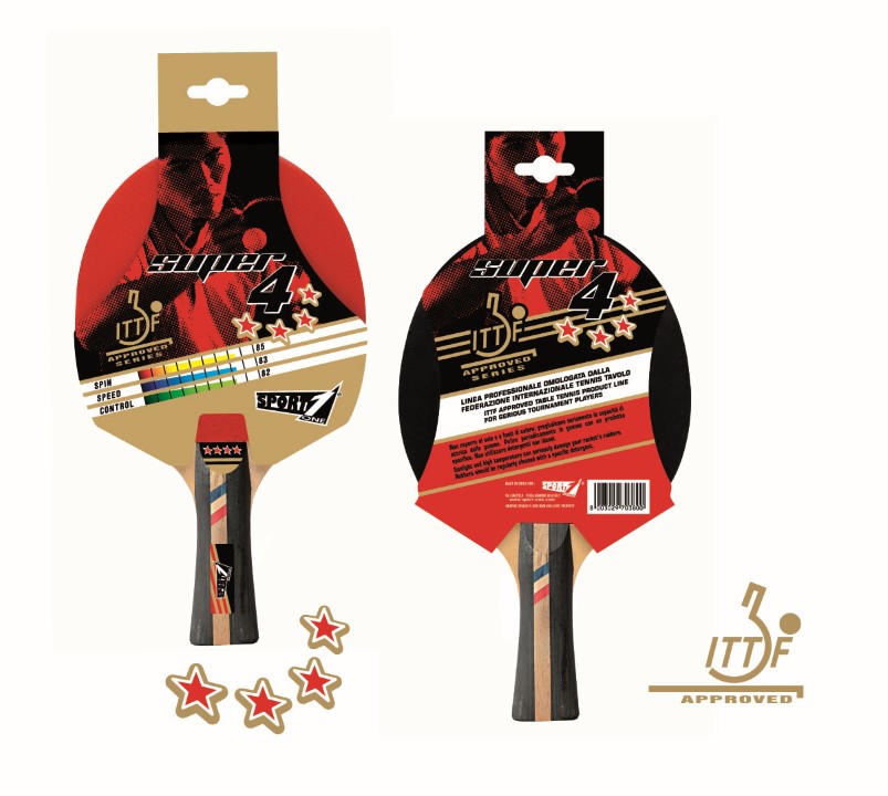Sport1 Bordtennis Racket Advanced Serie ''4 Star ITTF'' (4 stjärnor)